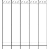 Sobna pregrada s 5 panela bijela 200x220 cm od tkanine | shoptok.hr