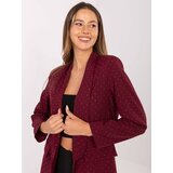 RUE PARIS Blazer-IT-MA-18657.88-burgundy | Shoptok.si