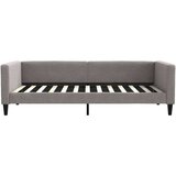  Dnevni krevet na razvlačenje smeđesivi 100 x 200 cm od tkanine | shoptok.hr