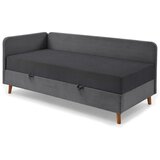 Meise Möbel Tamno sivi tapecirani krevet s prostorom za odlaganje 90x200 cm Cabana – Cijene