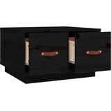  Stolić za kavu crni 60 x 53 x 35 cm od masivne borovine | shoptok.hr