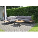 Garden Pleasure Bež aluminijasta vrtna garnitura za 4 osebe Valentina – | Shoptok.si