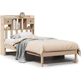  Krevet s regalom za knjige bez madraca 90x200 cm od borovine | shoptok.hr