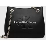Calvin Klein Jeans Torbica črna barva, K60K607831