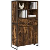  Kreveta 2 pcs Dimni hrast 81 x 36 x 150.5 cm Konstruirano drvo | shoptok.hr