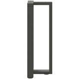  Noge za konzolno mizico v obliki črke T 2 kosa antracit 25x28x(72-73) cm jeklo | Shoptok.si