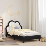  Krevetna konstrukcija s uzglavljem Crna 80 x 160 cm PU | shoptok.hr