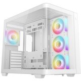 DeepCool Računalniško ohišje CG530U 4F WH, ATX, Midi-Tower, ARGB, ukrivljeno steklo, belo | Shoptok.si