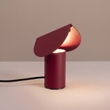 Thoro Bordo rdeča aluminijasta LED namizna svetilka (vi&amp;scaron;ina 15 cm) BISCUIT &amp;ndash; Slike