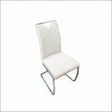 Arti trpezarijska stolica X-898 bela/hrom noge 630x445x990 mm 779-049 Cene