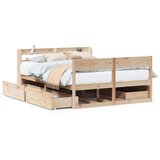  Okvir kreveta bez madraca 140 x 190 cm od masivne borovine | shoptok.hr