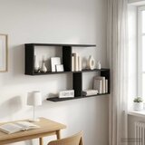  Polica na zidu Crni hrast 100 x 12 x 50,5 cm Konstruirano drvo | shoptok.hr