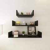 Zidne police 6 kom crne | shoptok.hr