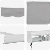  Skrovita tenda Svijetlo siva 350 x 250 cm Tkanina i Metal | shoptok.hr