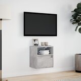  Zidni TV ormarić s LED svjetlima boja betona 41x31x45 cm | Eponuda.ba