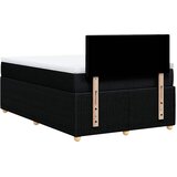  Krevet s oprugama i madracem crni 120 x 200cm od tkanine | shoptok.hr