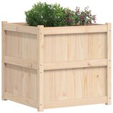  Vrtna sadilica 70 x 70 x 70 cm od masivne borovine | shoptok.hr