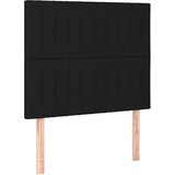 Krevet s oprugama i madracem crni 120 x 200cm od tkanine | shoptok.hr