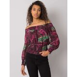 Italy Moda Blouse-DHJ-BZ-15175-2.10P-dark purple | Shoptok.si