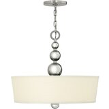Elstead Lighting Elstead Zelda Stropna svetilka s 3 lučmi, polirani nikelj, E27, (22098593) | Shoptok.si