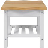  Bocni stol EKAI Bijela 50 x 50 x 45,5 cm Masivna borovina | shoptok.hr