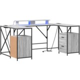 vidaXL Stol s ladicama s pohranom 182 x 101 x 87.5 cm Konstruirano drvo | shoptok.hr