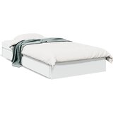 Furnova Posteljni okvir s predali bel 75x190 cm inženirski les, (21938924) | Shoptok.si