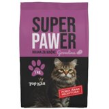 SUPER PAWER Hrana za mačke SUHA 1KG GOVEDINA | shoptok.hr