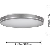 Eglo 75705 - LED prigušiva stropno svetlo LED/22W/230V 3000-6500K + s daljinskim upravljačem | Eponuda.com