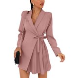 Fenzy Elegantna Mini Haljina Na Preklop Denver, Svjetlo Roza cijene