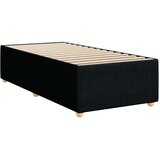 vidaXL Krevet s oprugama i madracem crni 90x200 cm od tkanine | shoptok.hr