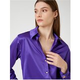 Koton Satin Shirt Long Sleeve Buttoned | shoptok.hr