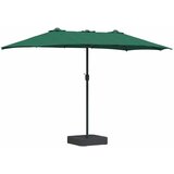  Vrtni suncobran Zelena 385 x 209 x 244 cm Poliester i čelik | Eponuda.ba