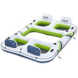 Bestway Hydro-Force plavajoči otok Bela, modra in zelena 302 x 219 cm, (5000232655) Cene