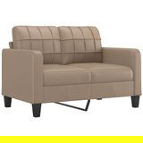 vidaXL 3-dijelni set sofa s jastucima boja cappuccina od umjetne kože | shoptok.hr