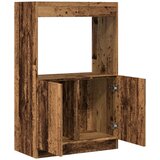  Visoka komoda boja staro drvo 63x33x100 cm konstruirano drvo | shoptok.hr