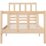  Posteljni okvir iz trdnega lesa 75x190 cm 2FT6, (20644732) | Shoptok.si