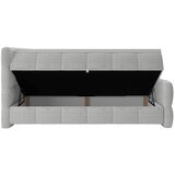 Premium Living Postelja Boxspring Brisbane, Sivobela, 160x220 | Shoptok.si