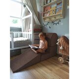 MeowBaby Smeđi set mekanih igrački od pjene 3 kom od samta visina 30 cm 45x143 cm – | shoptok.hr