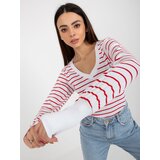 BASIC Feel Good Blouse-RV-BZ-8613.15X-white-red | shoptok.hr