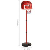 vidaXL Dječji košarkaški set za igru podesivi 160 cm | shoptok.hr