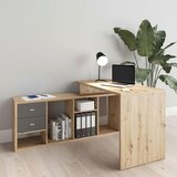 MID.YOU pisalna miza leseni material barve hrasta | Shoptok.si