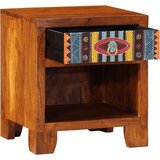  Noćni ormarići 2 kom 40 x 34 x 46 cm masivno bagremovo drvo Smeđa 40 x 35 x 45 cm | shoptok.hr