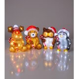  LED spoljašnja božićna dekoracija 32xLED/3xAA 24 cm IP44 sova | Eponuda.com
