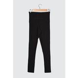 Trendyol Black Bedstead Stitch Detail Gatherer Sport Leggings | shoptok.hr