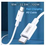 Remax Data kabl RC-175c 100W PD Fast-charging Type C na Type C beli | ePonuda.com