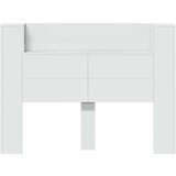  Krevetna ploča s LED-om s policom Bijelo 140 x 16 5 x 103 5 cm - Bijelo 140 cm | shoptok.hr