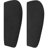  Vzglavje z ušesi črno 83x23x78/88 cm žamet | Shoptok.si