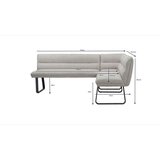 MID.YOU KOTNA KLOP, kovina, tekstil rjava | Shoptok.si