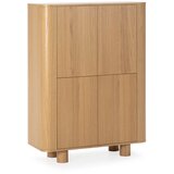 MOME Ormarić u dekoru hrasta u prirodnoj boji 100x133x40 cm Padoc – | shoptok.hr